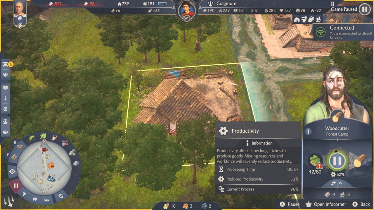 Разбор производственных соотношений в Anno 117: Pax Romana